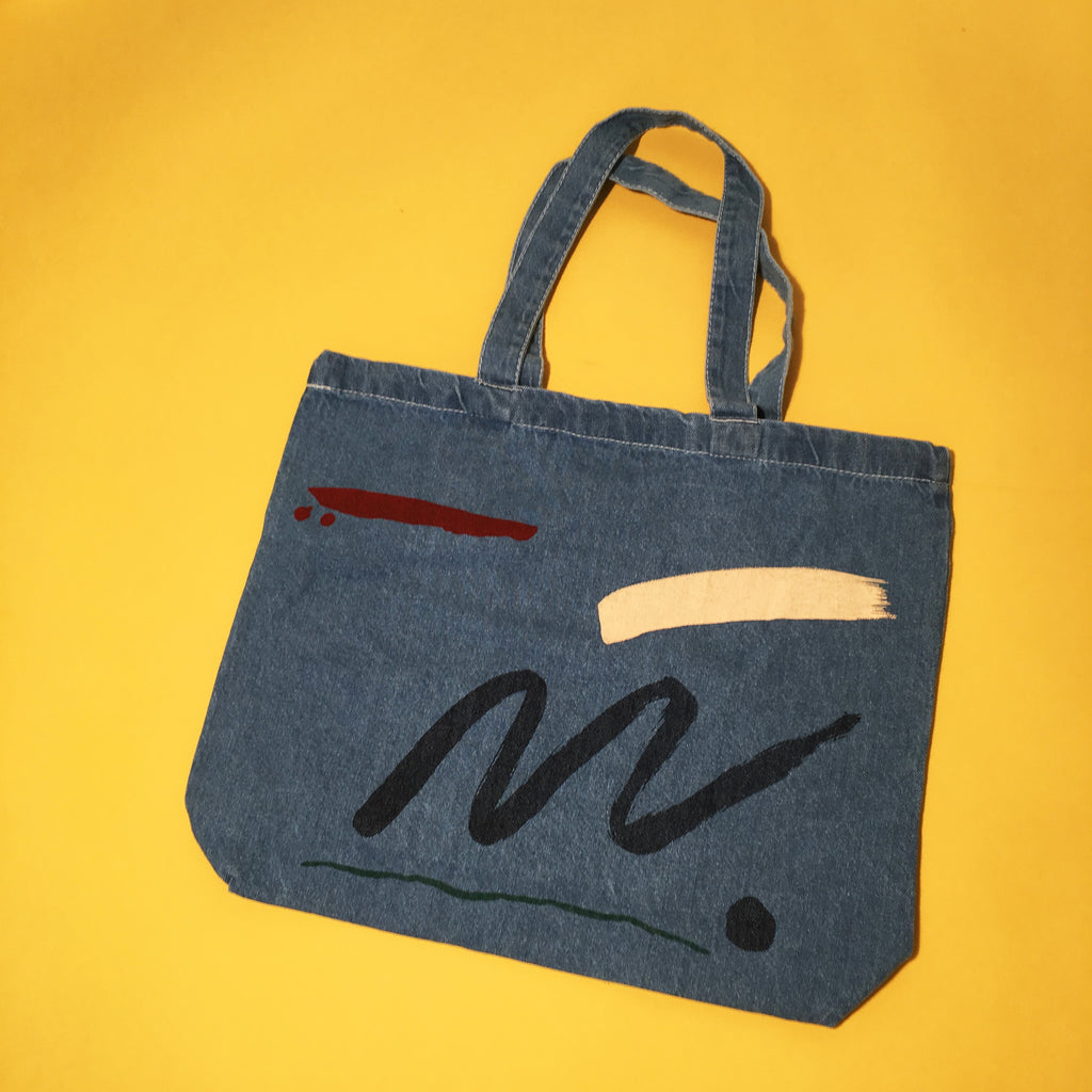 Cosmic Dreamer Denim Tote
